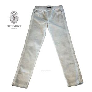 Gretty Zueger Pull-on Stretch Pants in Crystal